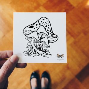 Mushrooms Vinyl Decal